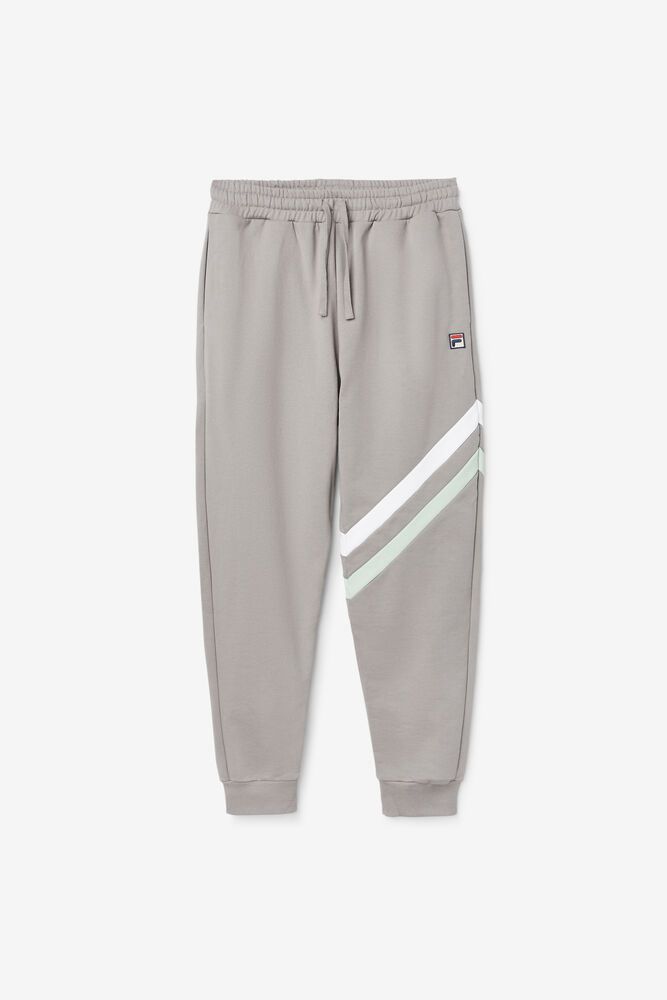 Fila Indie Jogger Grey Pants Mens - NZ 97412-ODEA